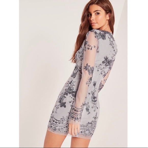Misguided sequin embellished dress - Picture 4 of 13